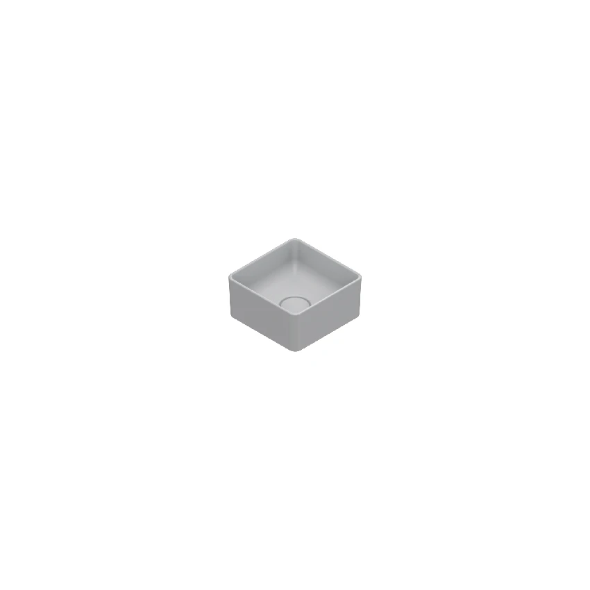 Раковина Catalano Zero 25x25 цемент матовый 0122250023