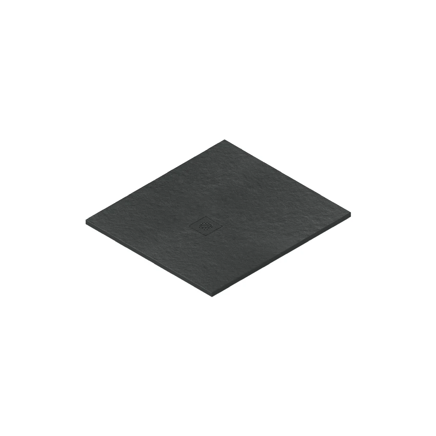 Душевой поддон Catalano H3 Solid 110x100 чёрный матовый 7141110022