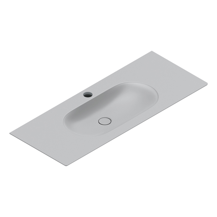 Раковина Catalano Sfera 125x50 цемент матовый 521261023